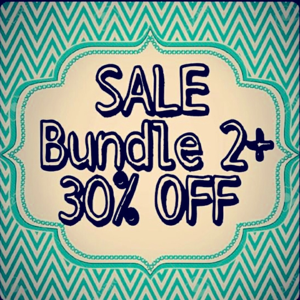 Sale! Bundle 2 Items for 30% Off